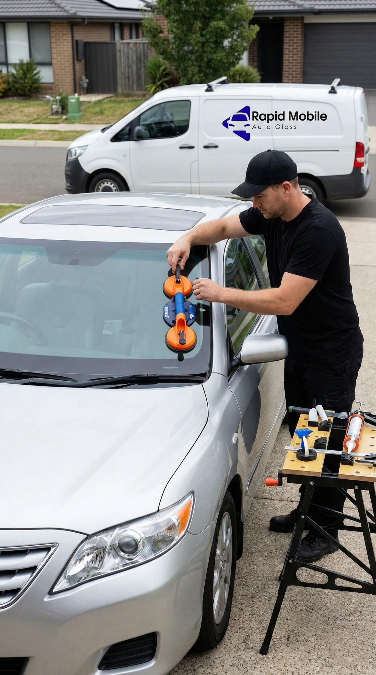 Professional windshield repair service in Costa Mesa