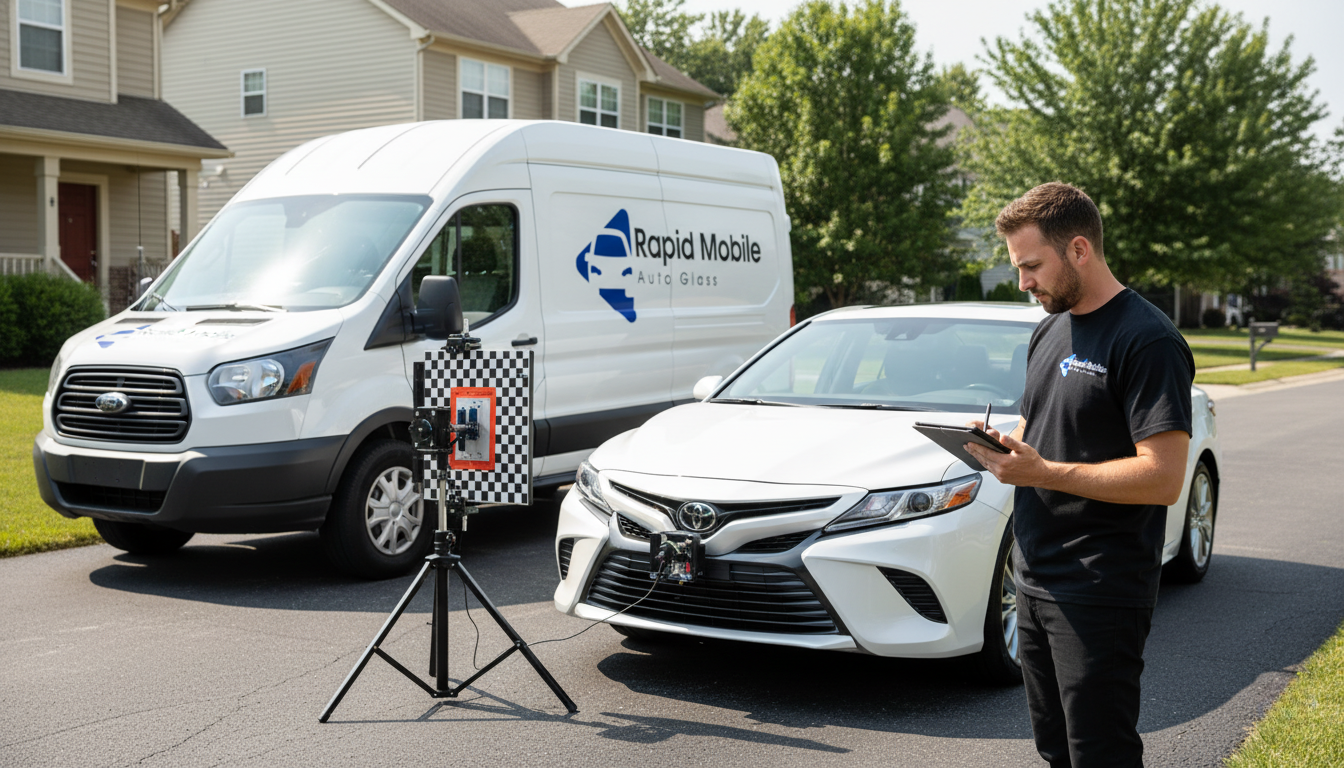 Professional windshield repair service in Dana Point