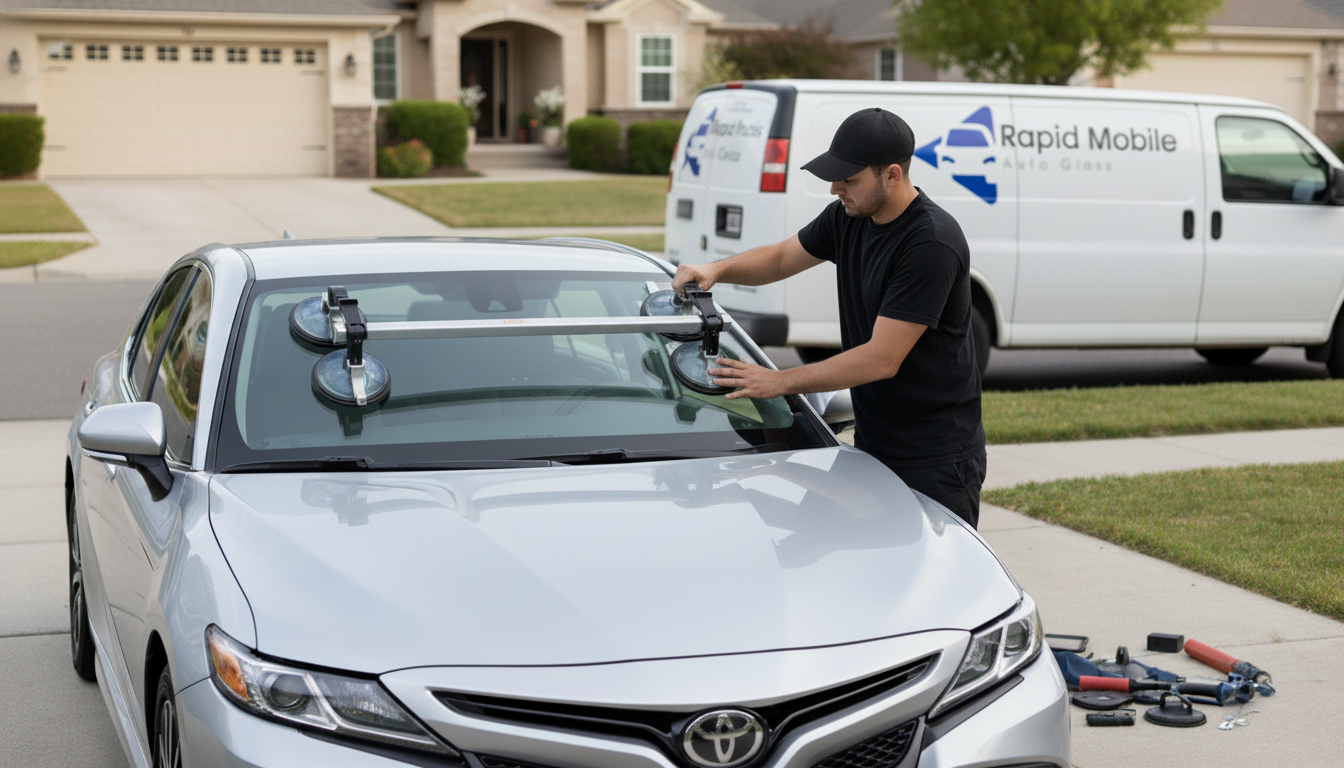 Professional windshield repair service in Lake Forest